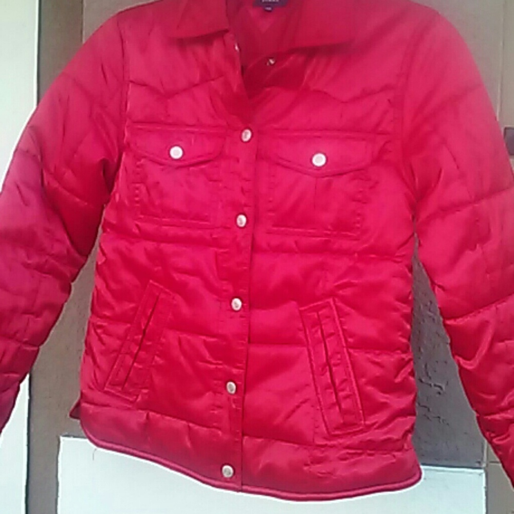 Tommy Hilfiger Red Puffer Jacket